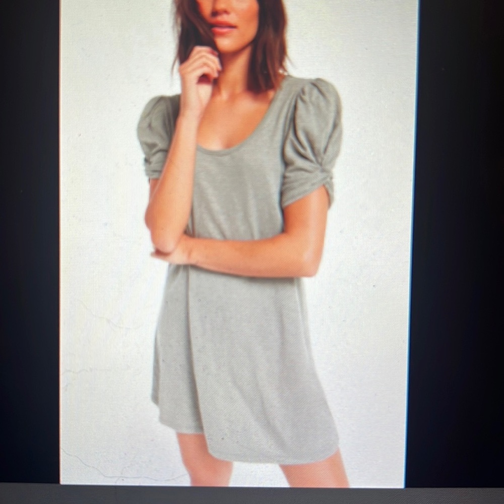 Z SUPPLY- sage puff sleeve dress